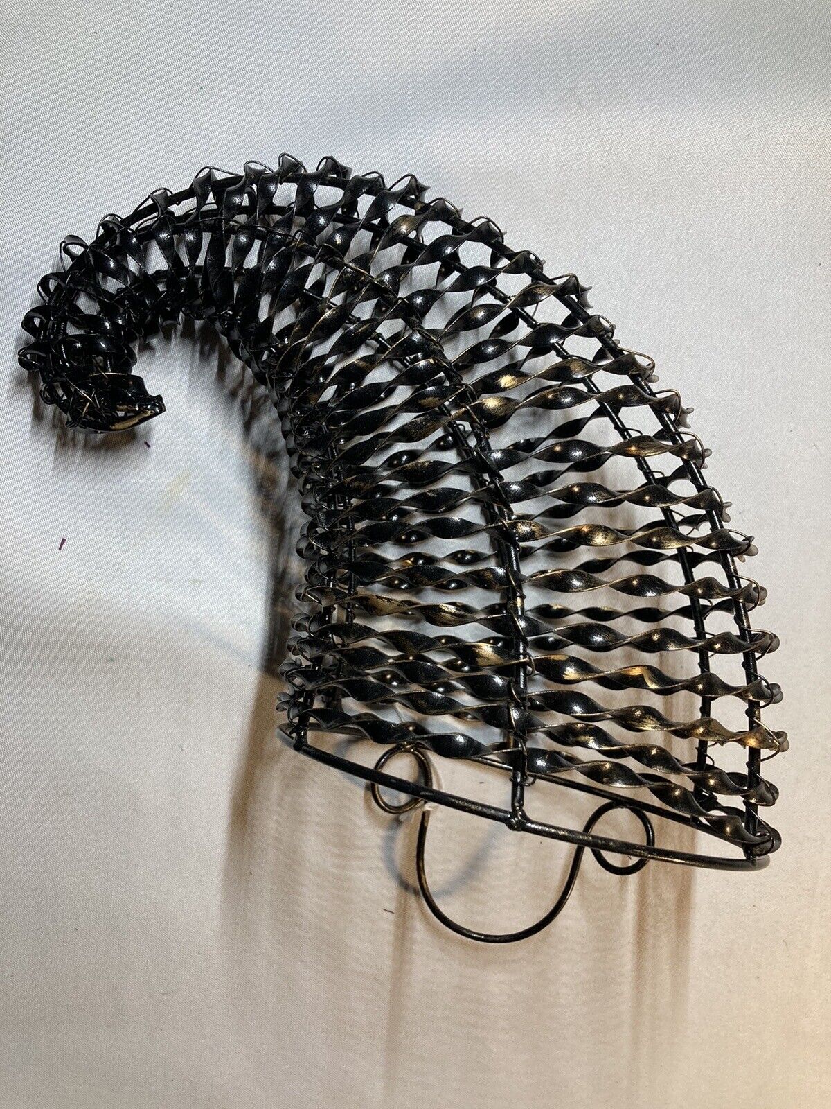 Wire Metal Cornucopia Horn Of Plenty Basket