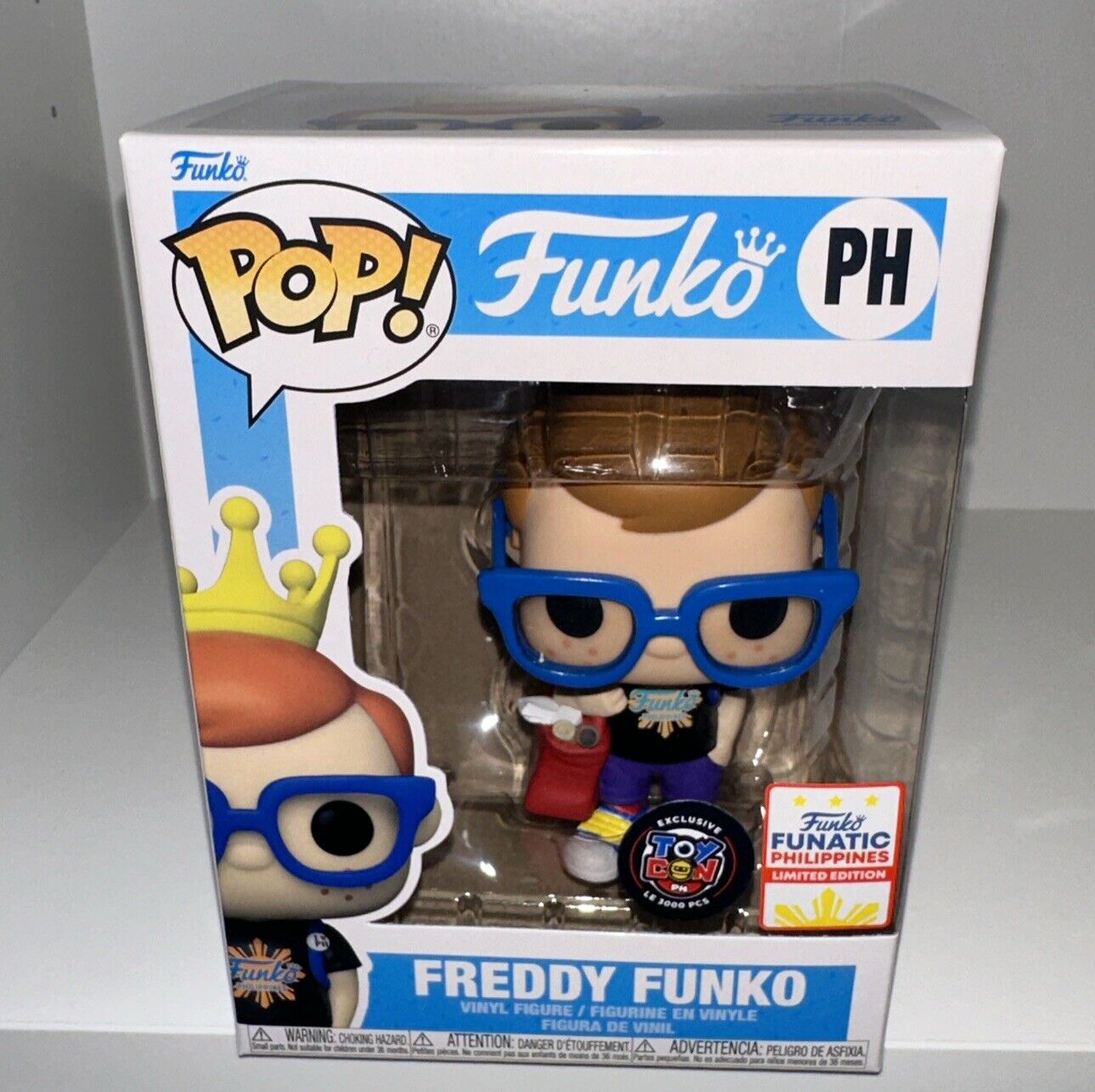 LE3000 PH Freddy Funko (Philippines ToyCon 2024 Exclusive) Mint In Hardstack