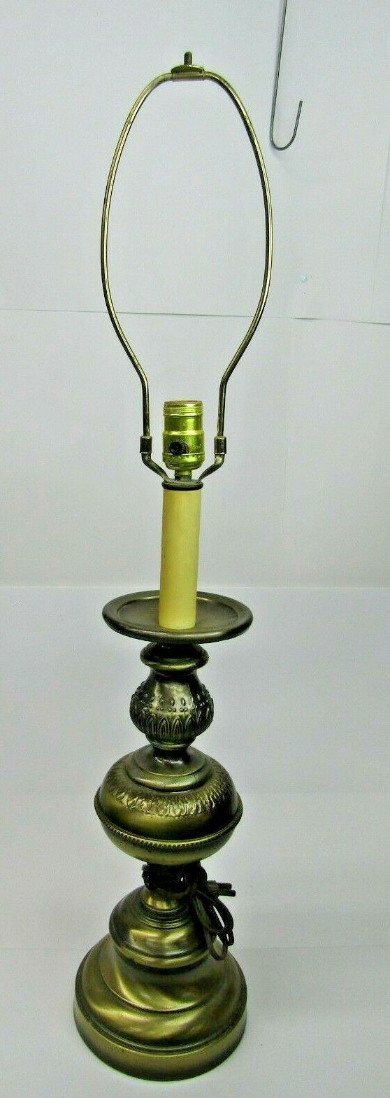 VTG Brass Table Lamp No Shade 24