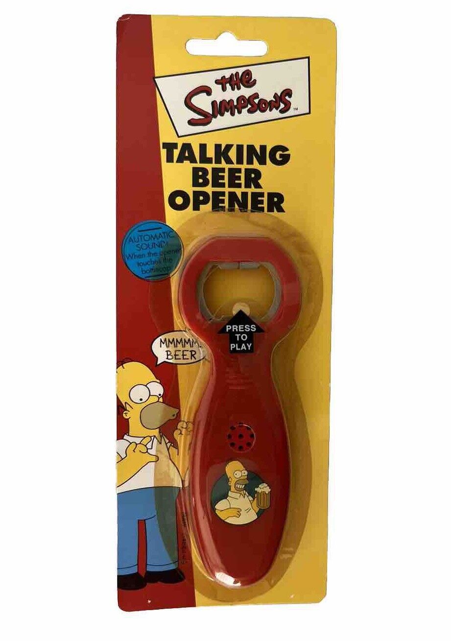The Simpsons Homer Talking Beer Opener 2002 Pacific Direct FOX Needs Battery