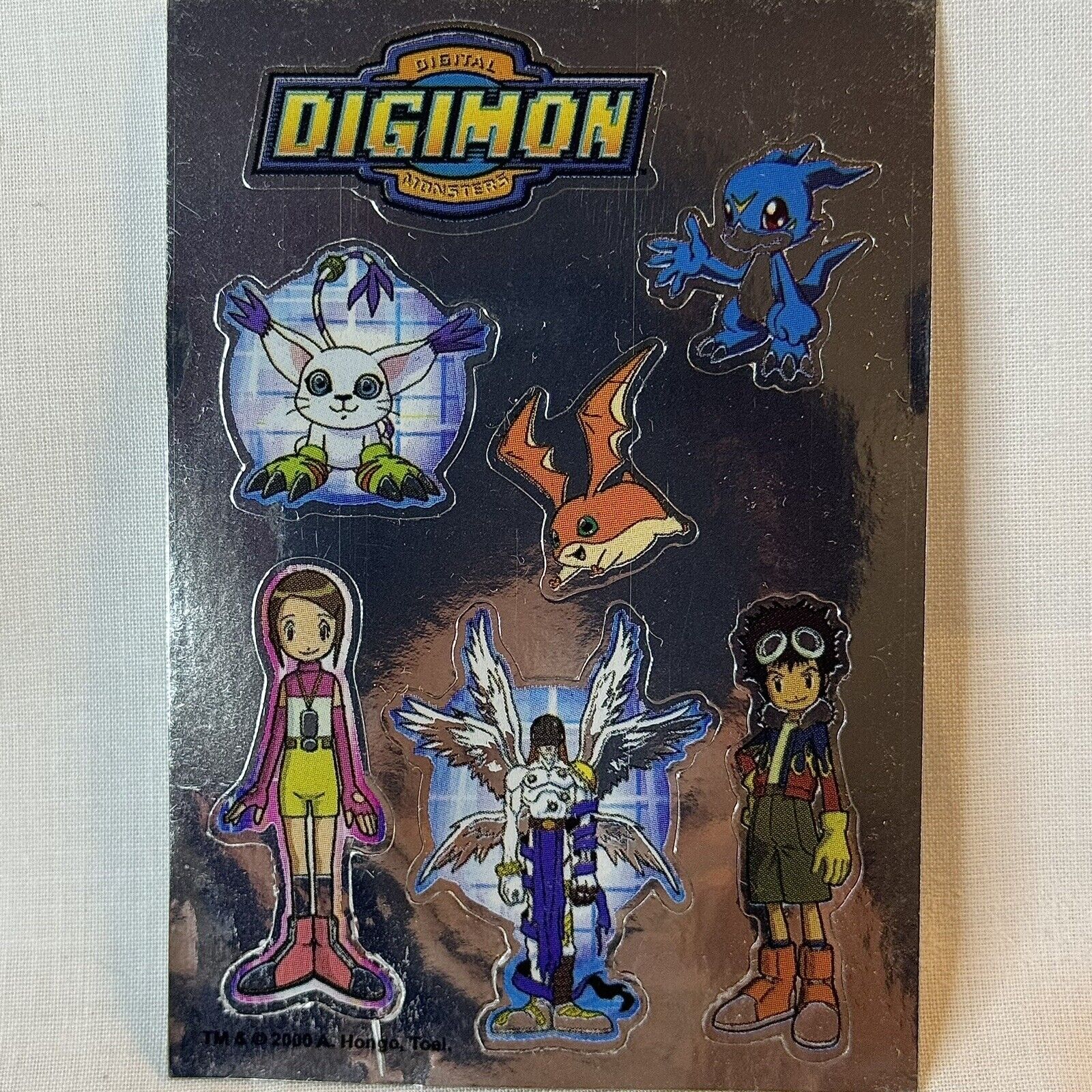 Vintage 2000 Digimon Sticker Set Stickers 90s 1990s