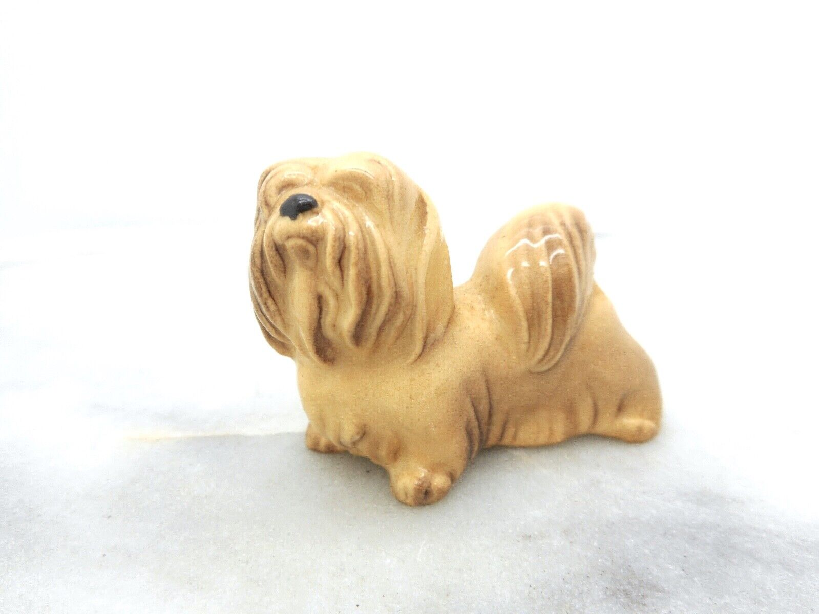 Vintage Hagan Renaker Discontinued Dog Shih Tzu 1 Figurine 1960's Collectible