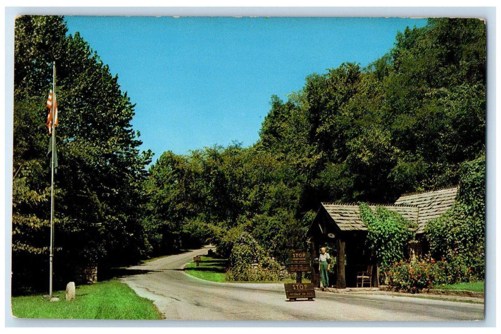 c1960s South Gate Indiana Department Of Conservation Madison Indiana IN Postcard