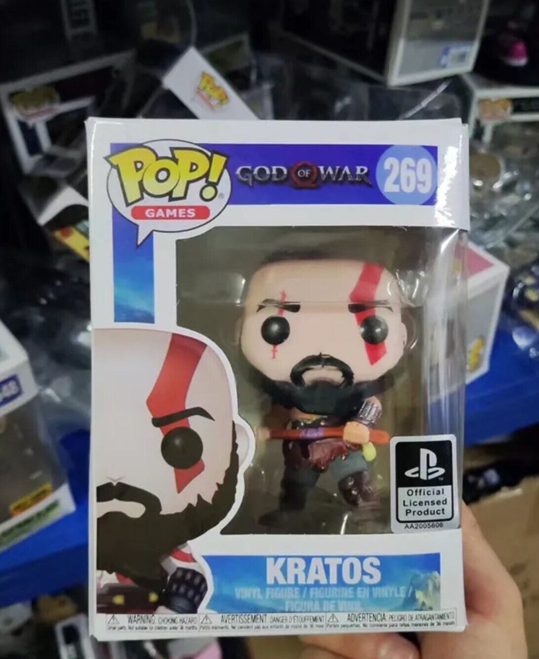 God of War Kratos with Blades of Chaos Vinyl Figure #154 #269 Collectible Pop