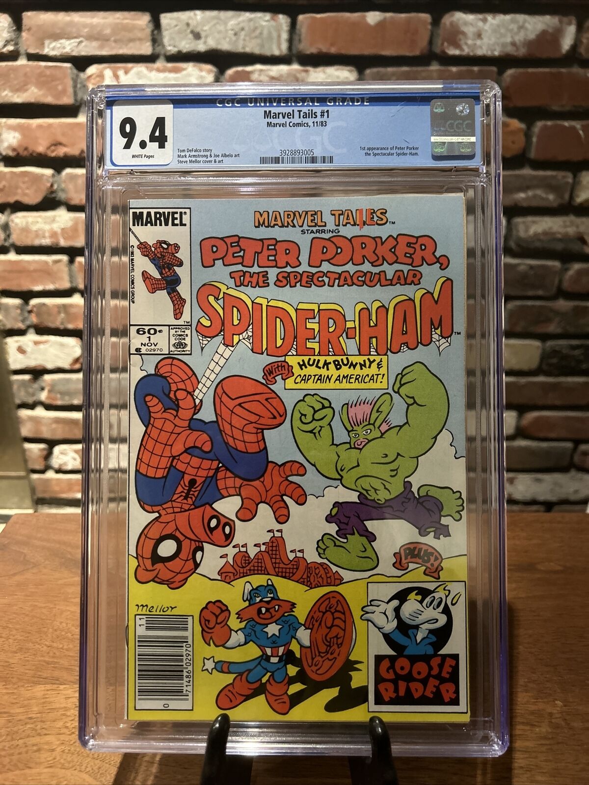 MARVEL TAILS #1 (Peter Porker Spectacular Spider-Ham 1st app) CGC 9.4 NM 1983 NS