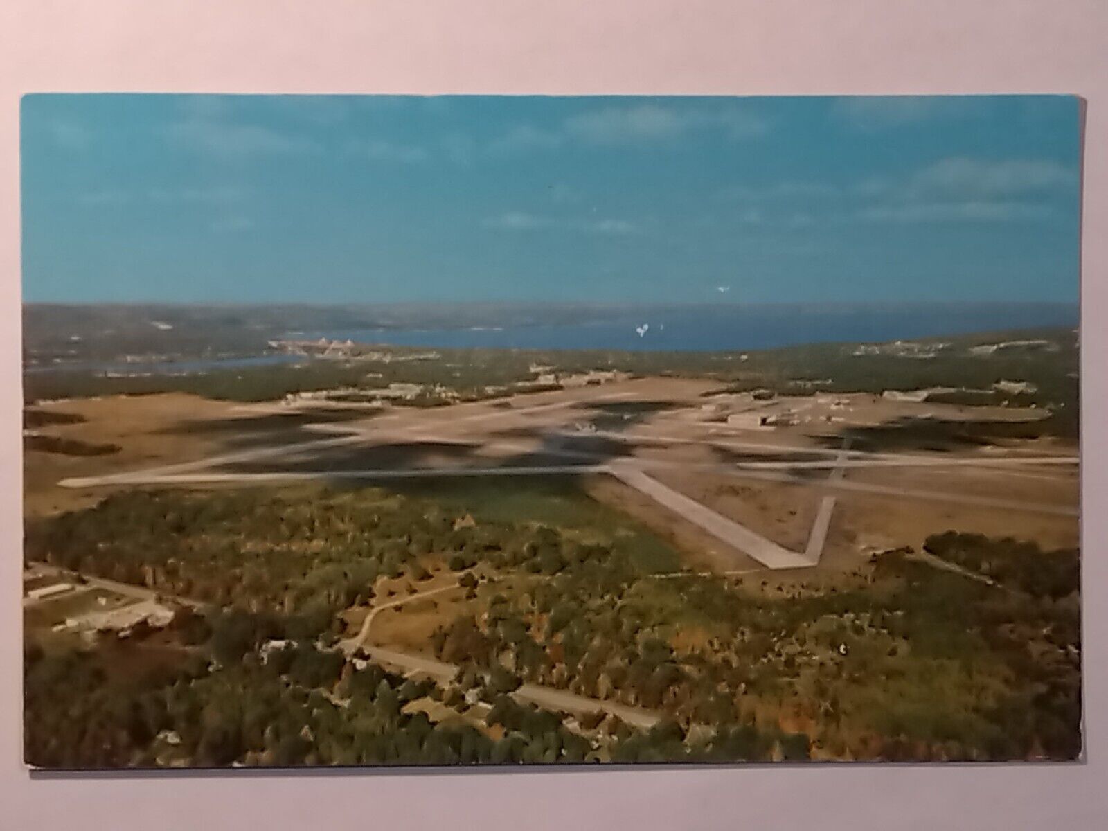 Aerial View Of The Cherry Capitol Airport Traverse City Postcard
