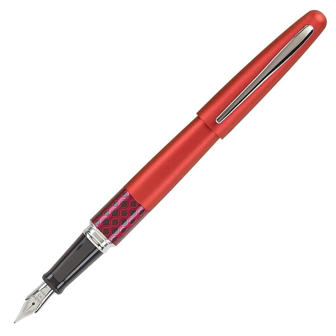 Pilot MR Retro Pop Red Barrel Fountain Pen, Fine Nib, New in Blister Pack