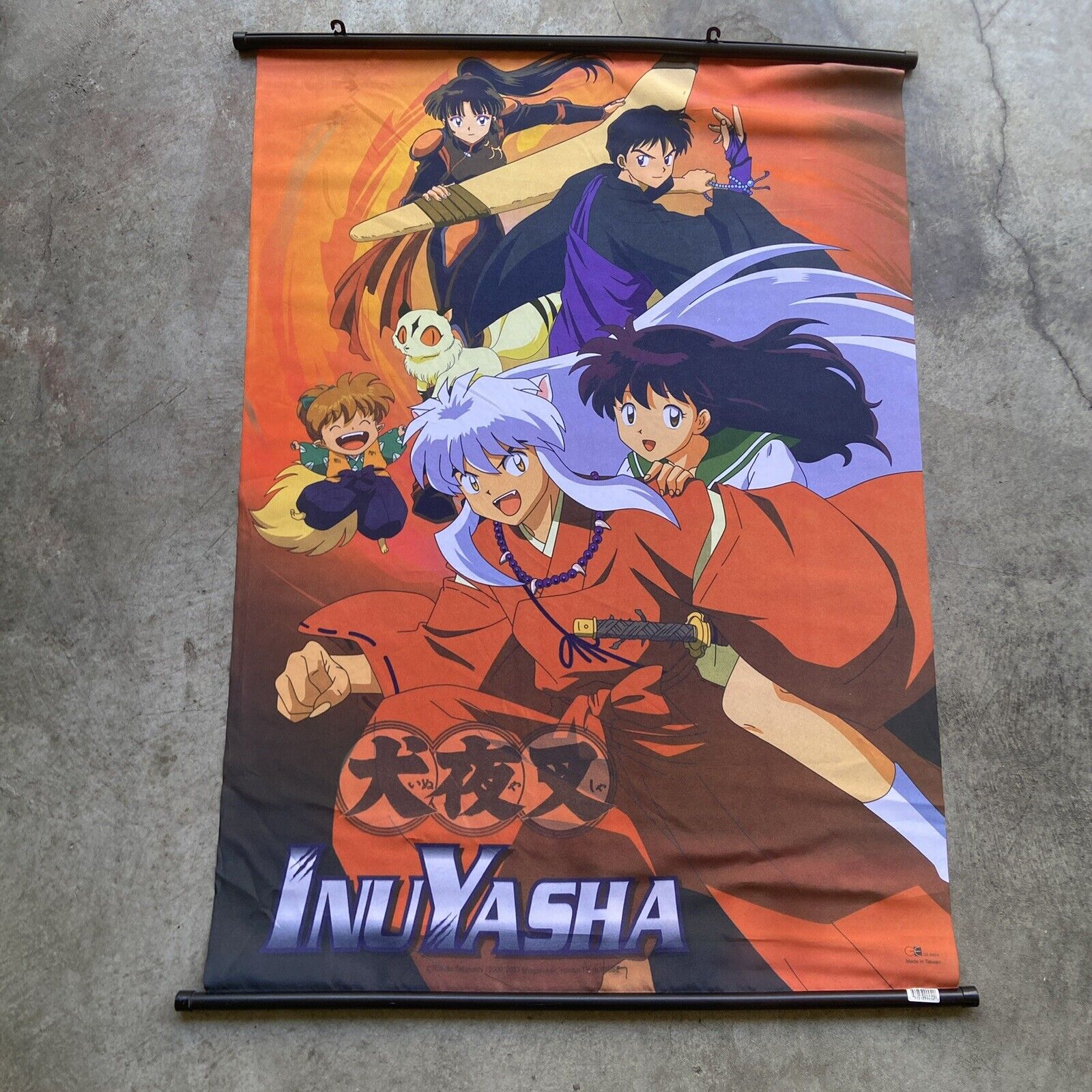 2003 InuYasha tapestry Rumiko Takahashi  Hanging Scroll Banner