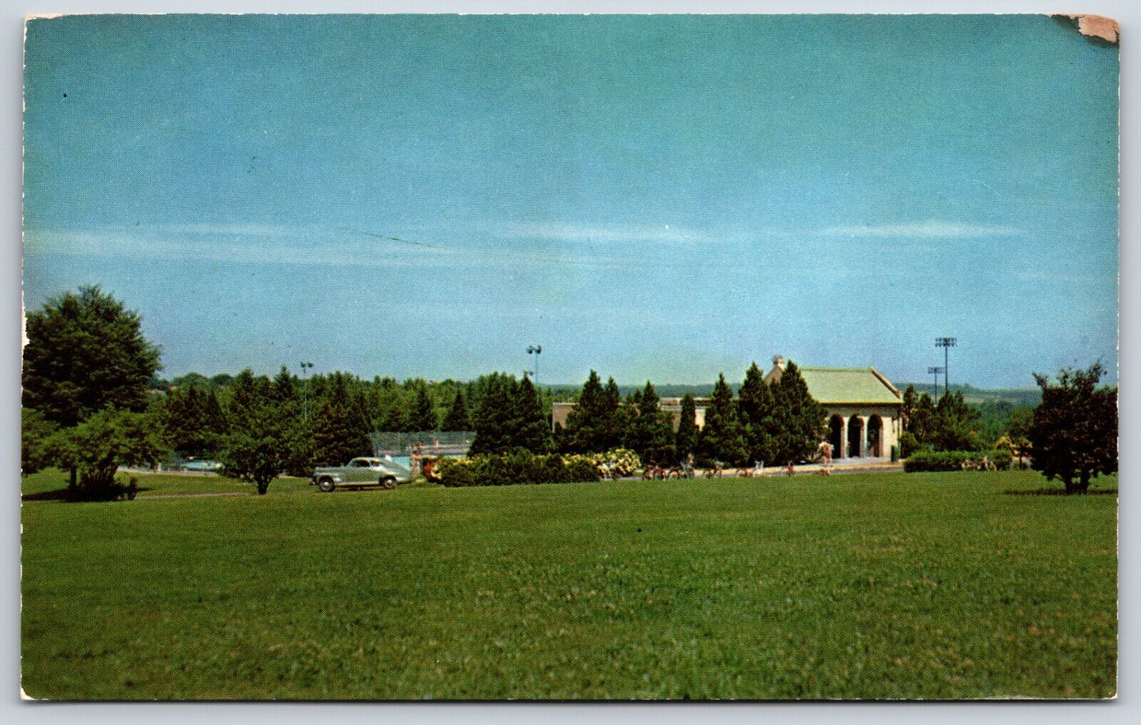 Postcard Bathing Pool In Firestone Park, Columbiana, Ohio Unposted