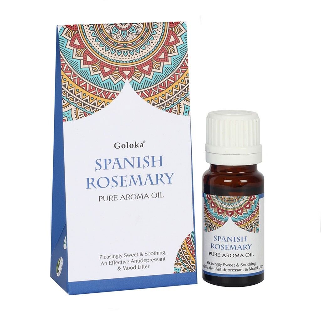 Spanish Rosemary Aroma Oil (10 ml) by Goloka - Scented Oil for Diffusers