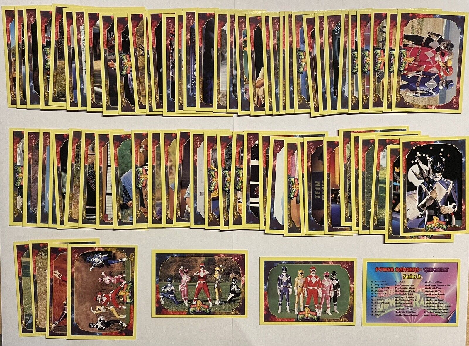 1994 Saban Mighty Morphin Power Rangers - 72 Cards See photos & description