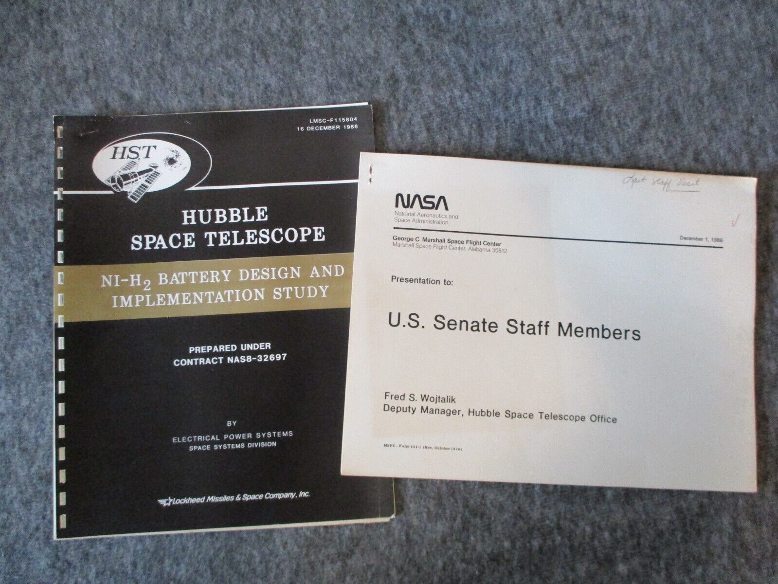 1986 NASA MSFC LOCKHEED HUBBLE SPACE TELESCOPE STUDY+REPORT-ELECTRICAL POWER SYS
