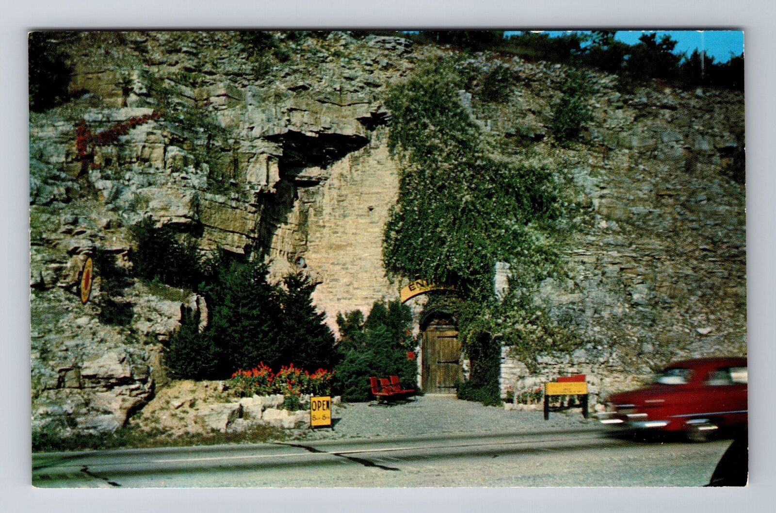 Huntington PA-Pennsylvania, Entrance, Lincoln Caverns, Antique Vintage Postcard
