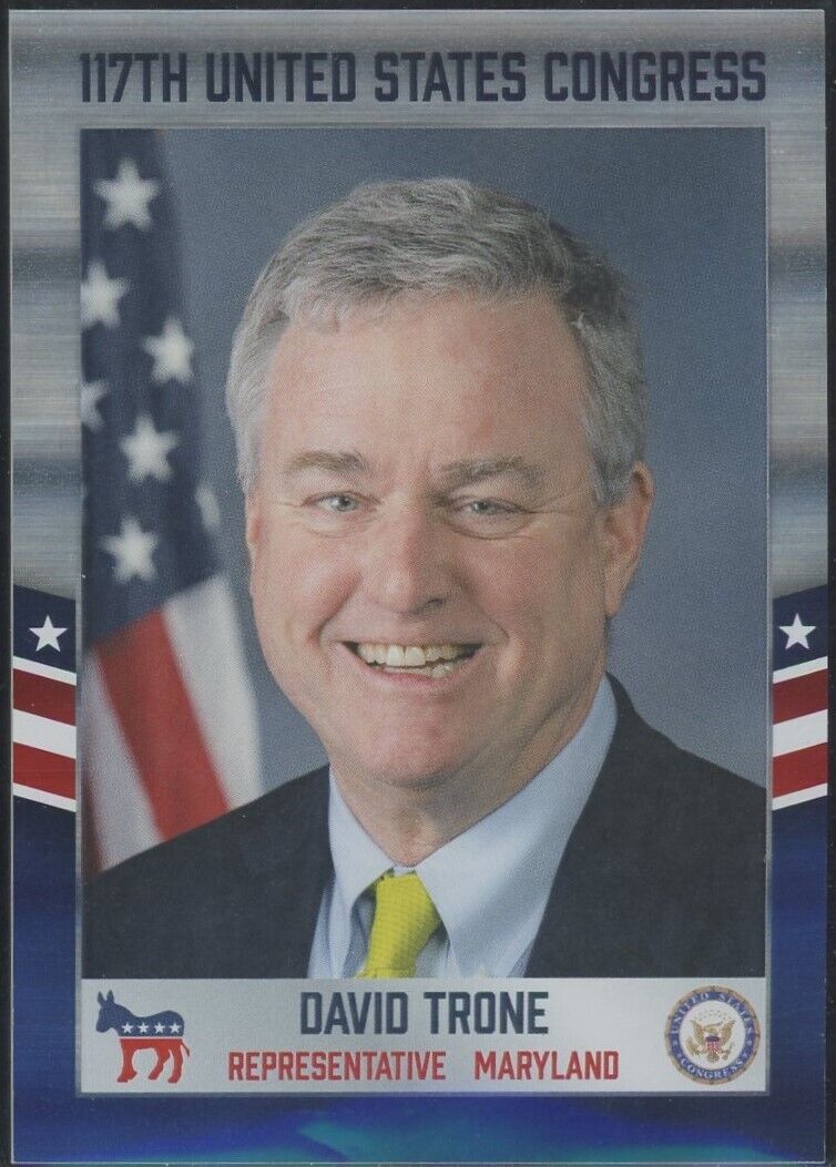 2021 117th US Congress David Trone Chrome Parallel Maryland #287