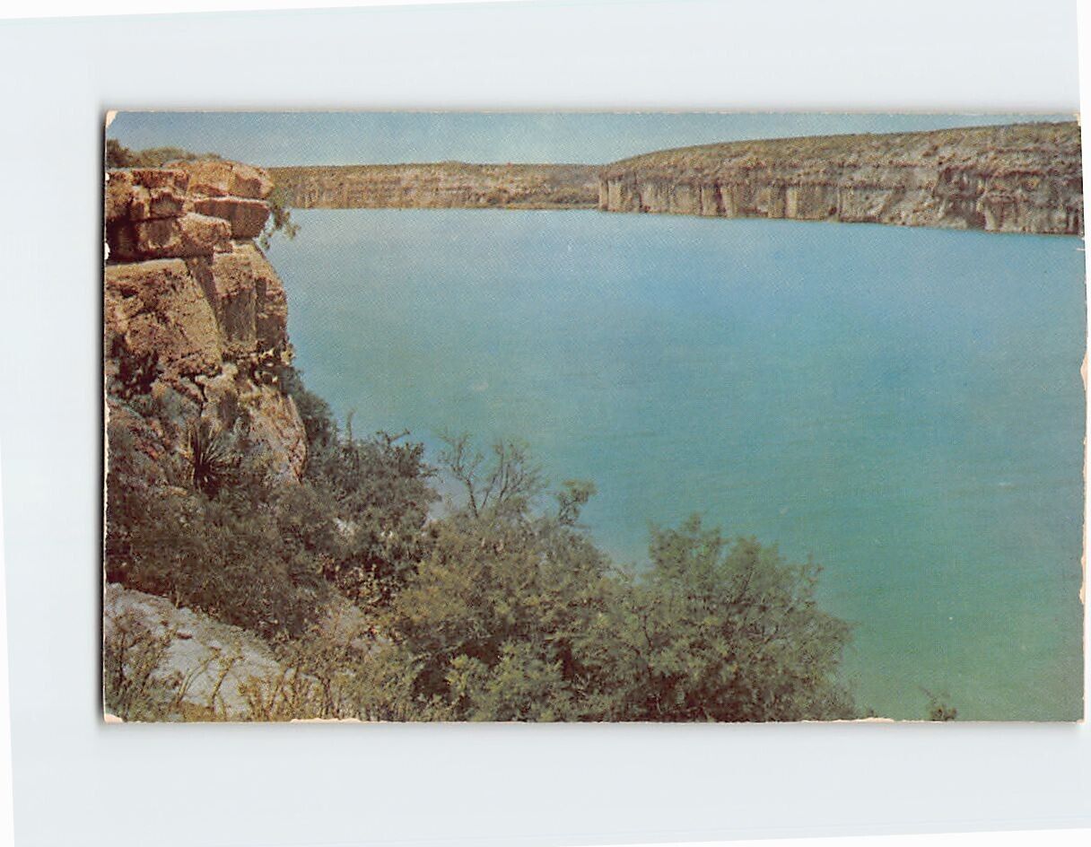 Postcard Devils Lake West Texas USA