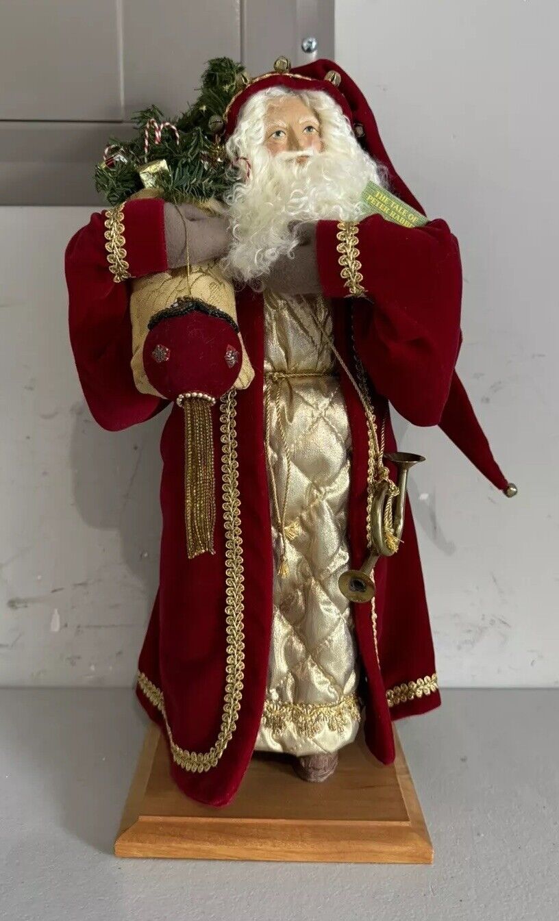 VTG Lynn Haney 1992 Christmas Man Signed Collectable Victorian Santa W/ Box