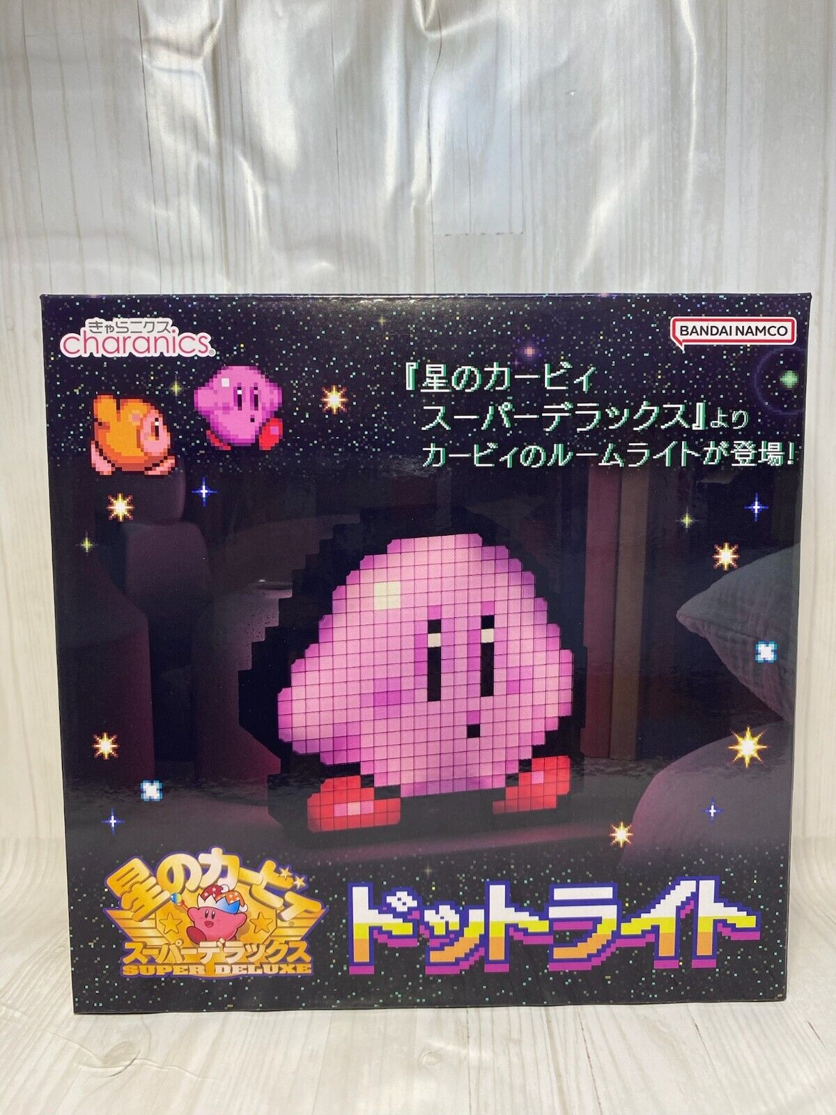 Kirby Super Deluxe Dot ROOM Light Charanics USB Type-C Japan New