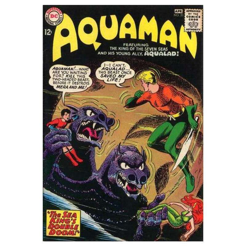 Aquaman #20 1962 series DC comics VG+ Full description below [d]