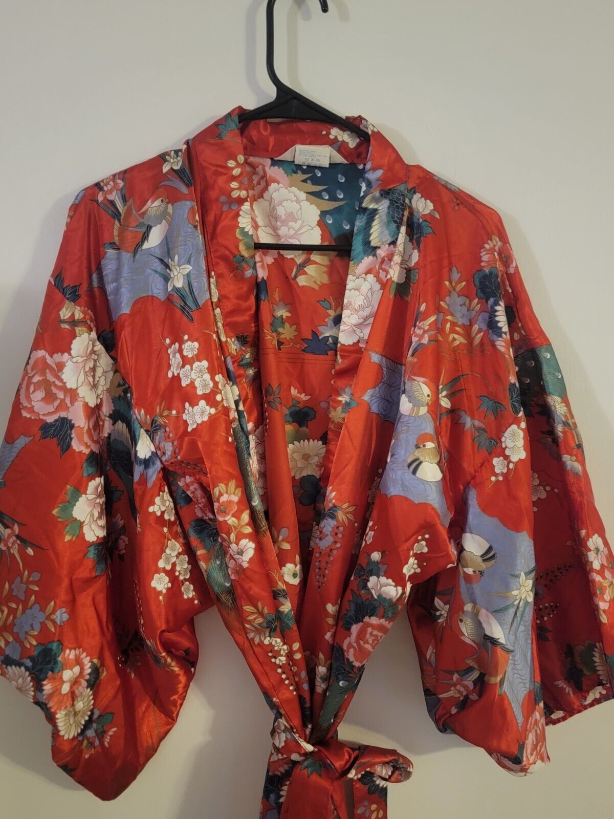 Vintage Red Ichiban Kimono Used 
