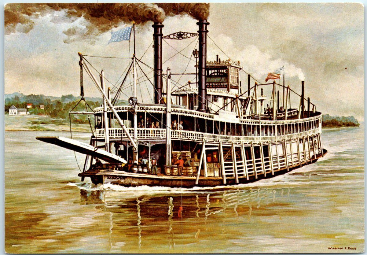 Postcard - Kanawha - Painting by William E. Reed