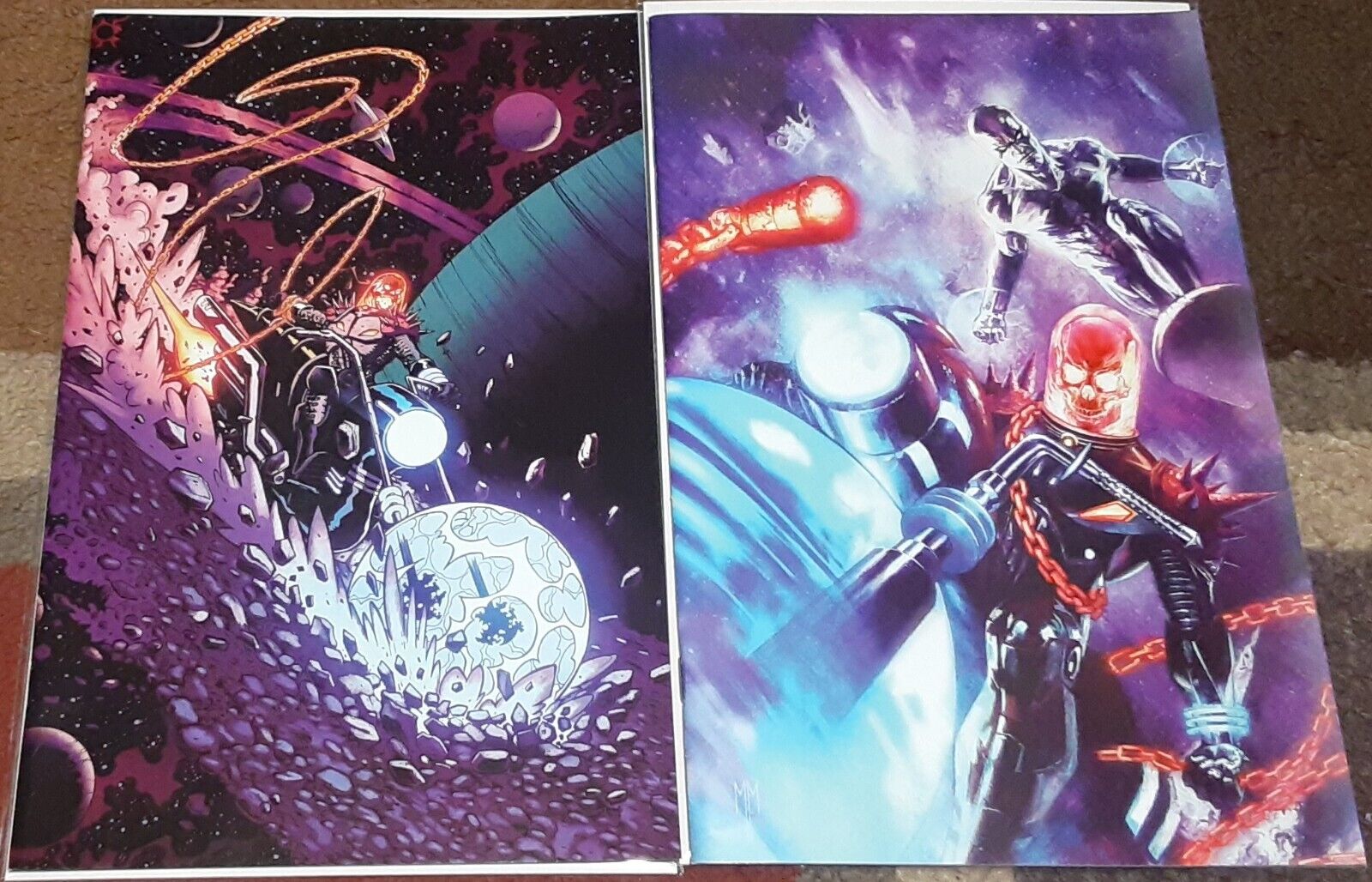 Cosmic Ghost Rider #1/#2 Unknown Comics Roche/Mastrazzo Virgin Covers 2023 NM