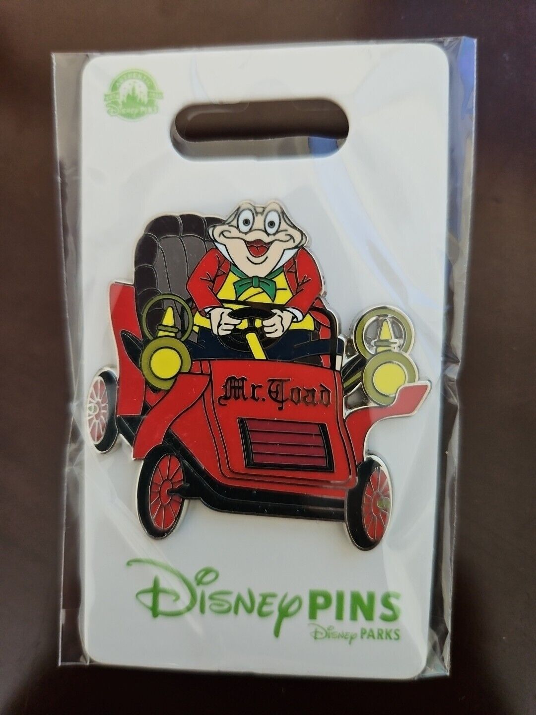 Disney Mr. Toad Pin New 2022 Mr. Toad’s wild ride Toady Car Pin New Disneyland