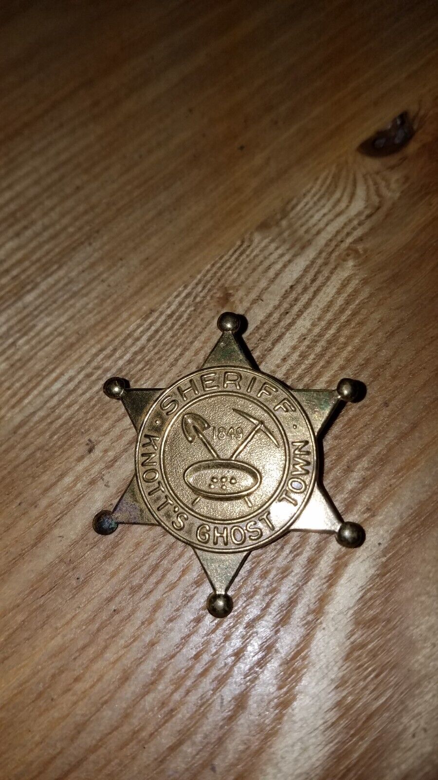 Knotts Berry Farm Ghost Town Sheriff Badge