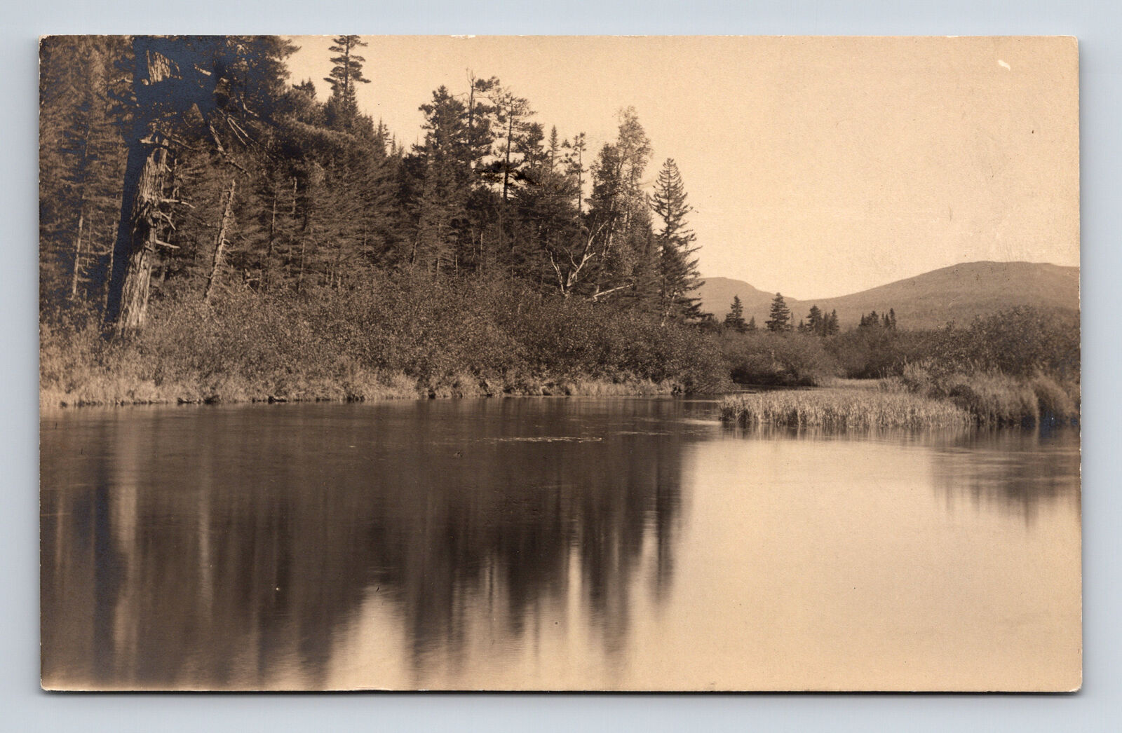 RPPC Scenic View Near Grant's Camps Kennebago Lake Maine ME Real Photo Postcard