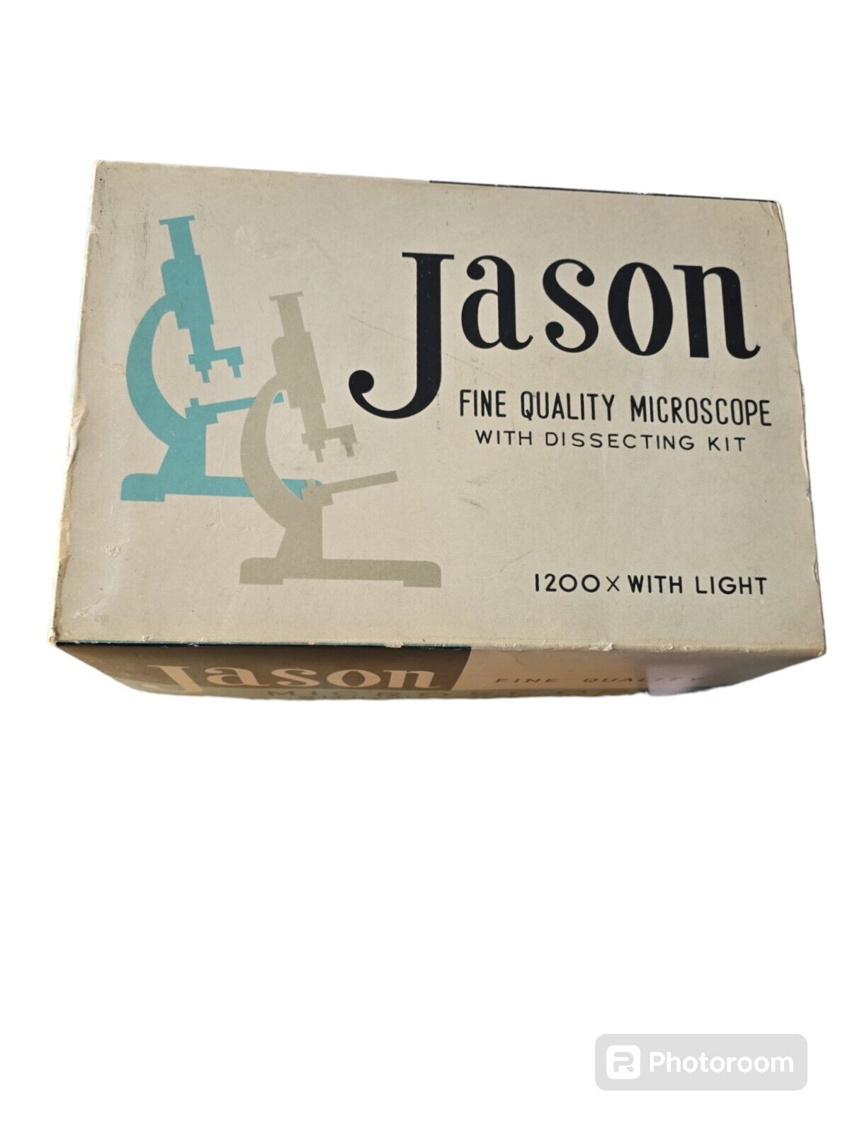 Vintage Jason Model 707 Deluxe 1200x Zoom Microscope With Built In Light. Untest