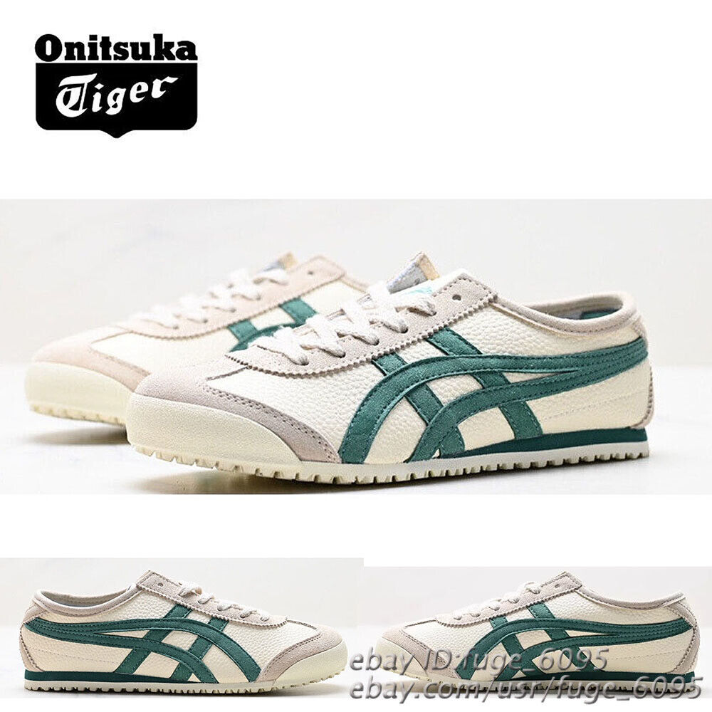 NEW Onitsuka Tiger MEXICO 66 Unisex Shoes Sneakers White/Green1183C076-250