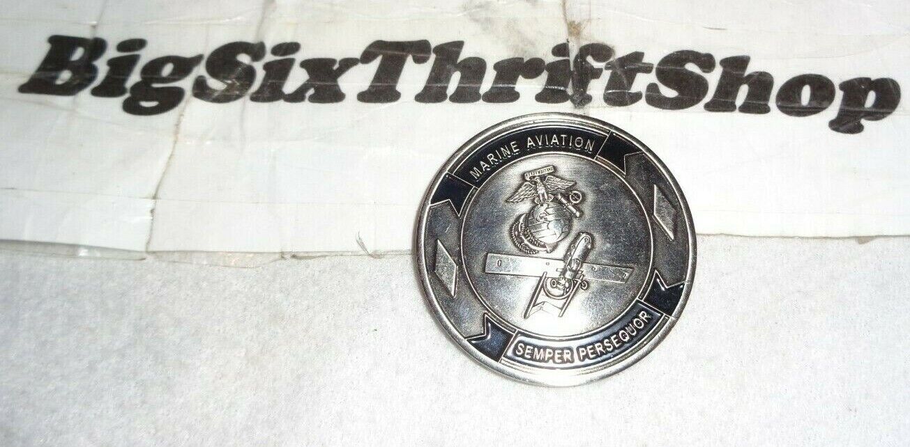 Marine Corps Aviation Phantoms VMU-3 Unmanned Aerial Squadron Challenge Coin