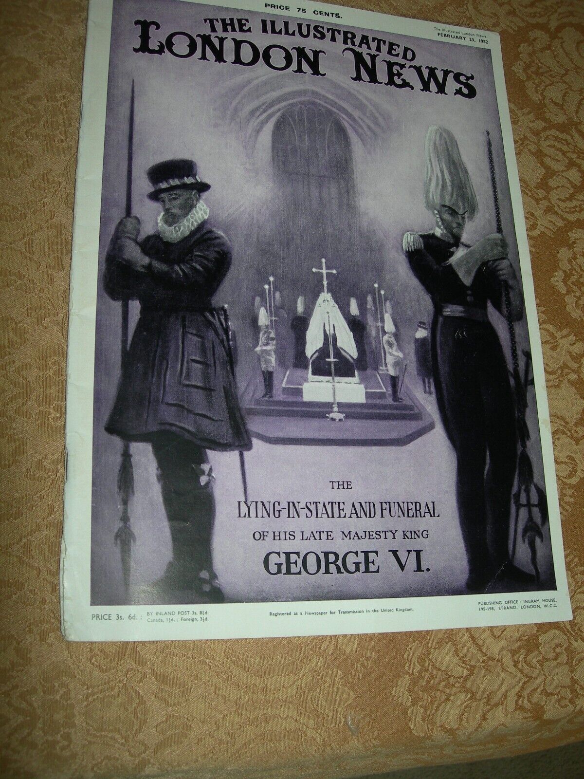 The Illustrated London News February 23rd 1952 George VI Death Funeral Issue