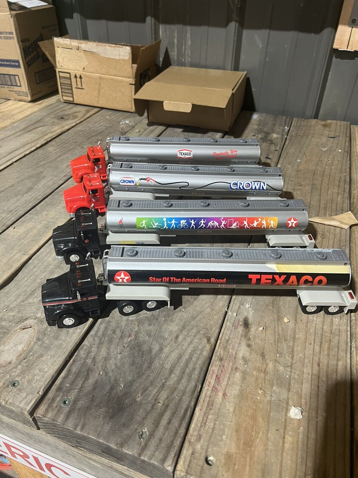Lot Of Vintage Toy Tankers