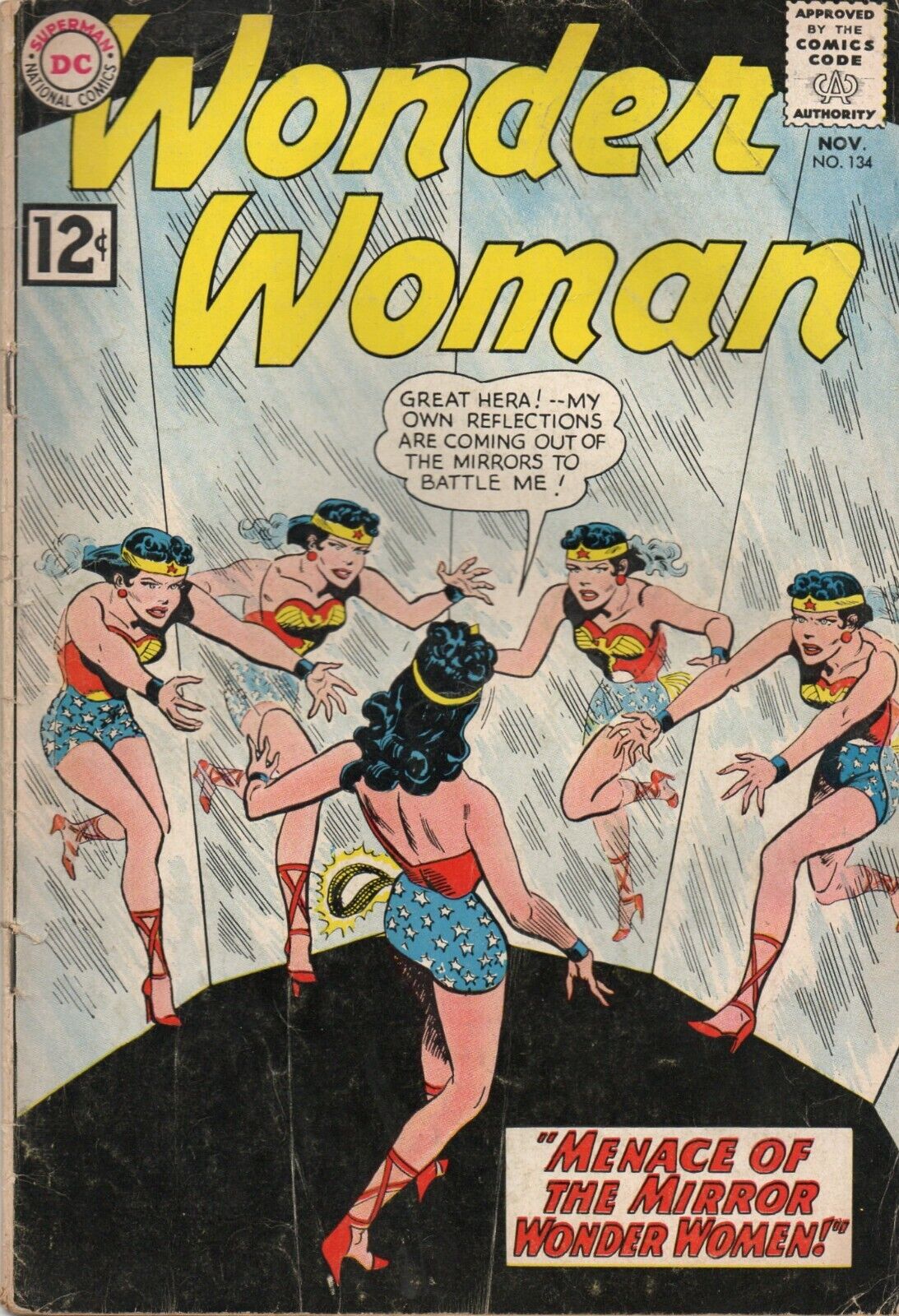 Wonder Woman #134 - Silver Age - low grade