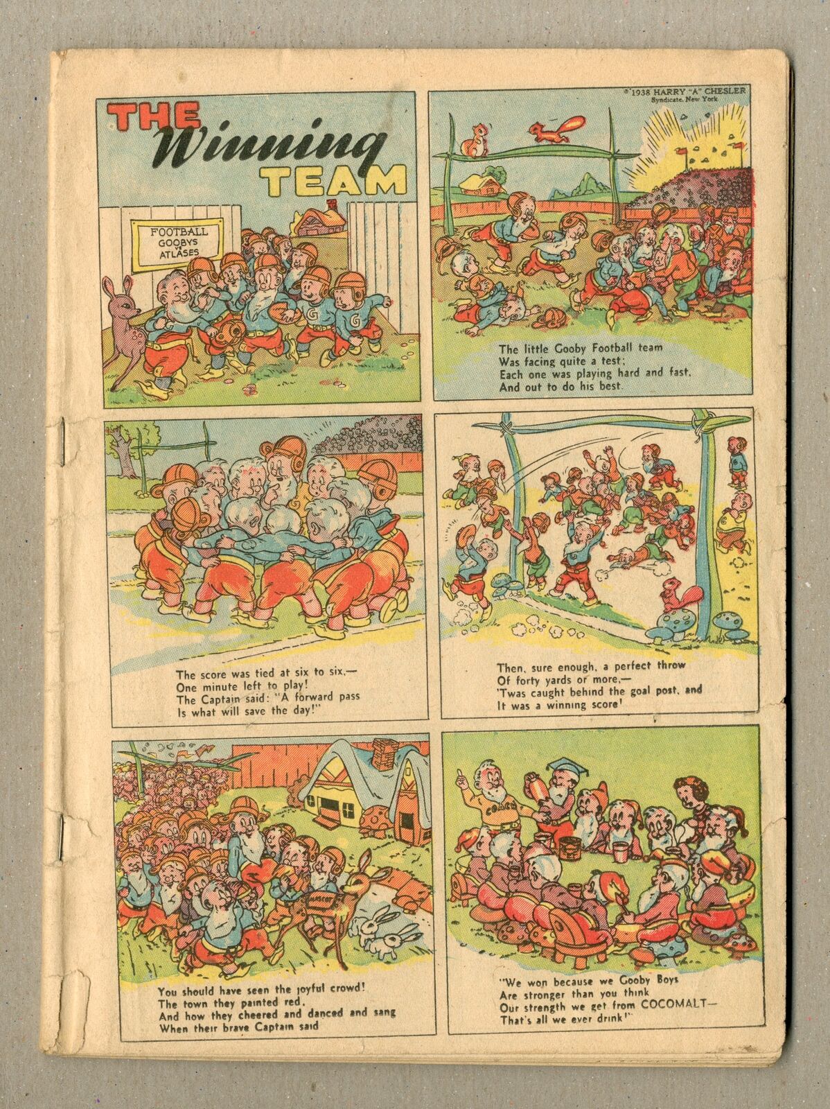 Cocomalt Big Book of Comics #1 Coverless 0.3 1938