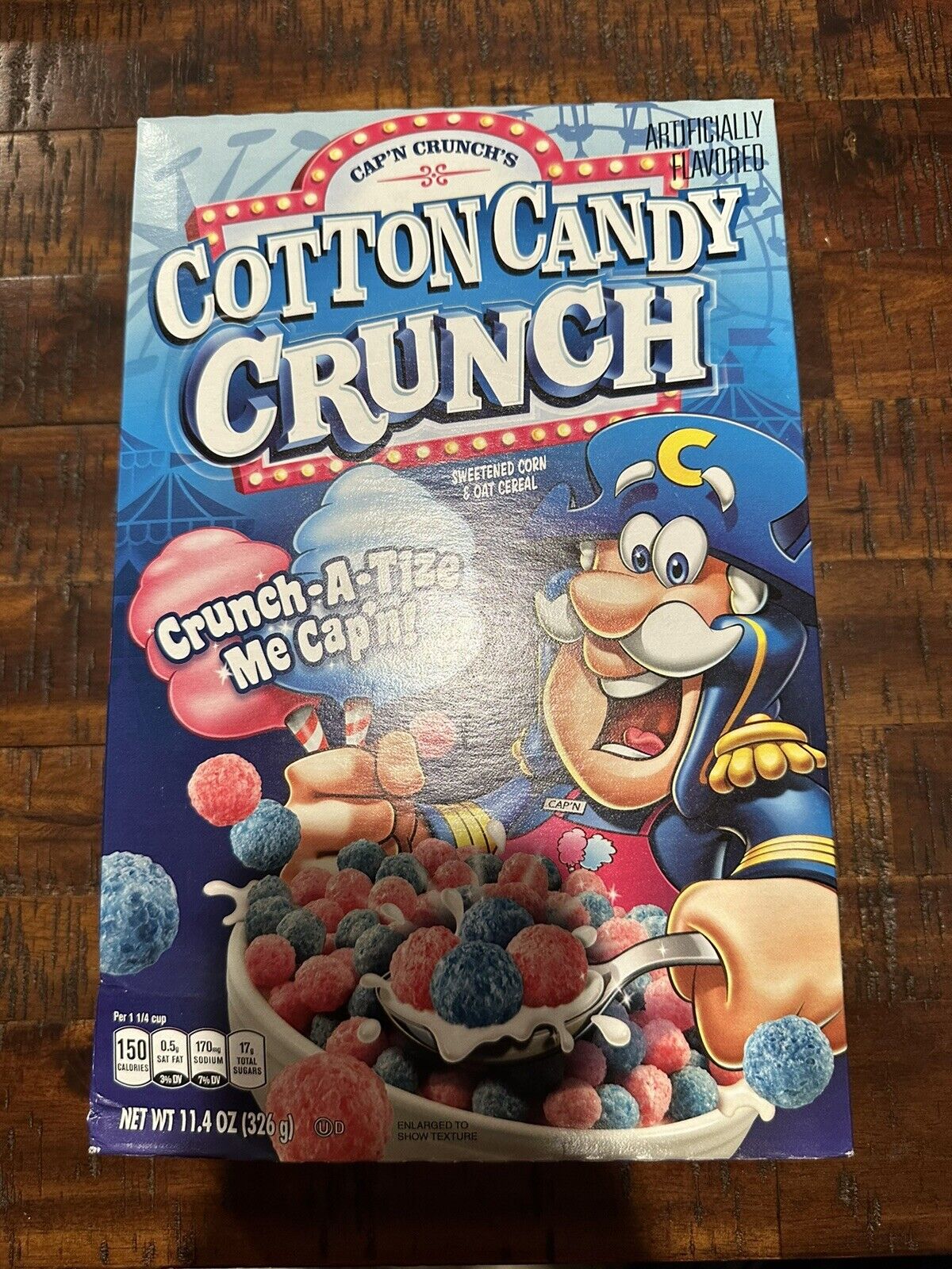 NEW Unopened Cap\'n Crunch\'s Cotton Candy Crunch Cereal Collectable Limited