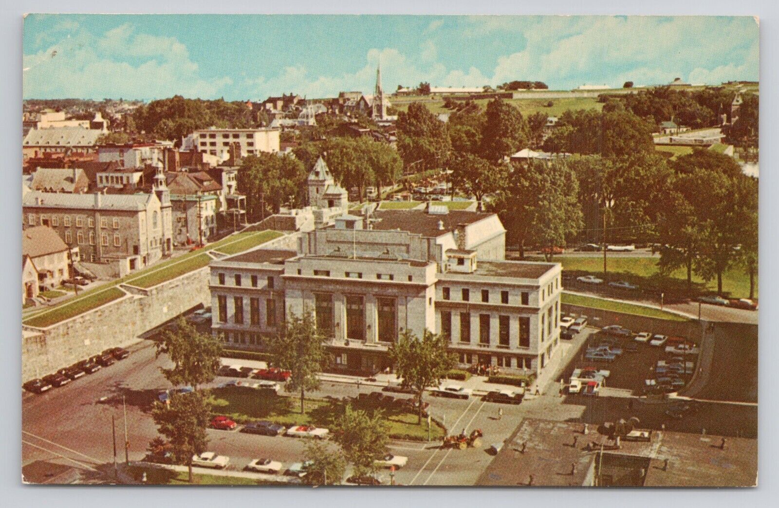 Postcard Civic Centre And Municipal Auditorium Québec Canada