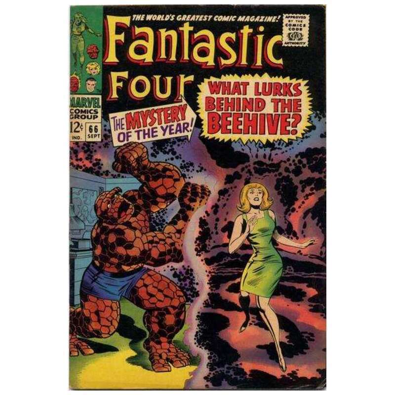 Fantastic Four #66 1961 series 2nd printing Marvel comics NM [q*