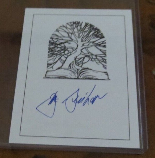 John Grisham autographed bookplate signed The firm The Chamber Pelican Brief