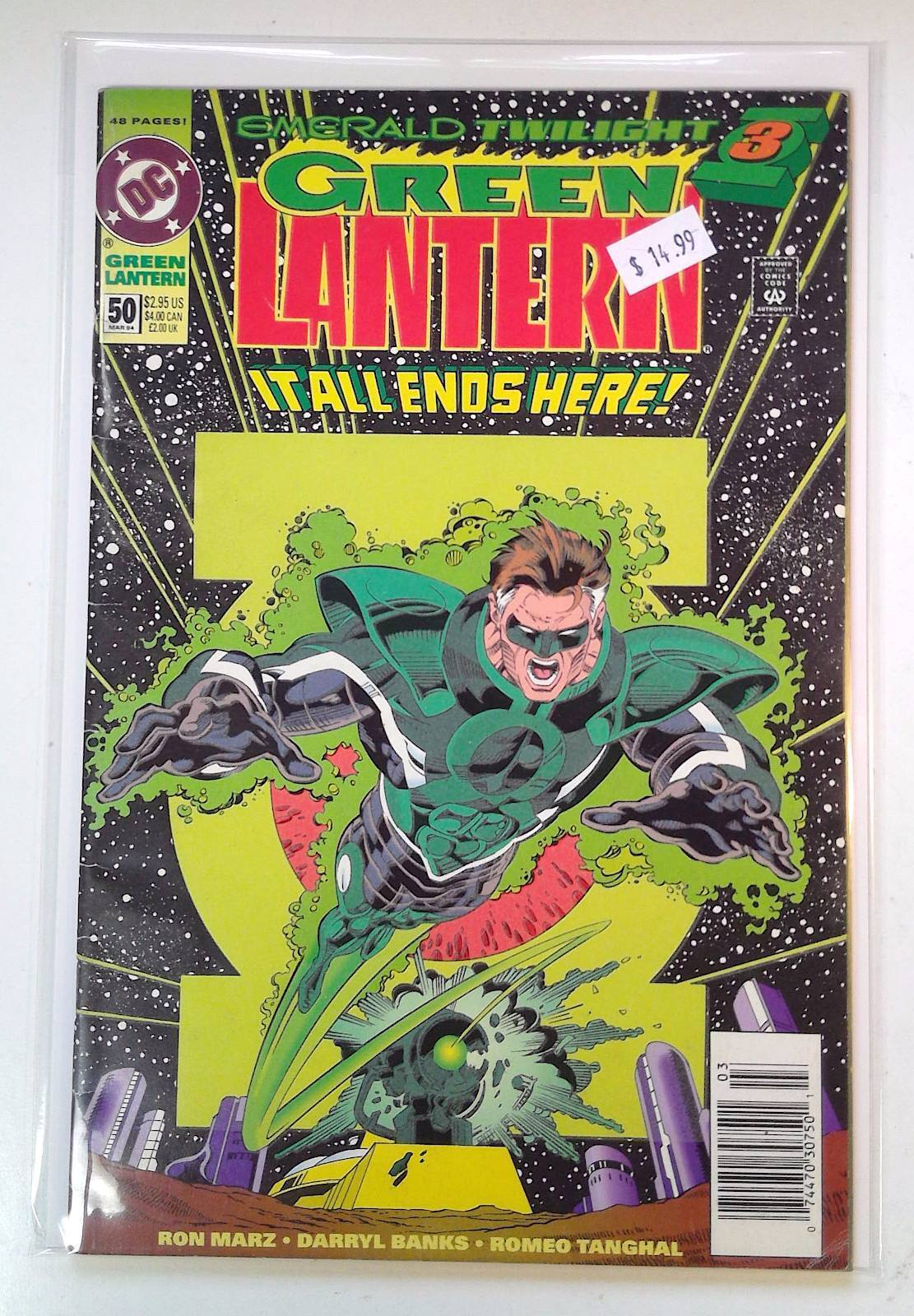1994 Green Lantern #50 DC Comics VF 1st Print Comic Book