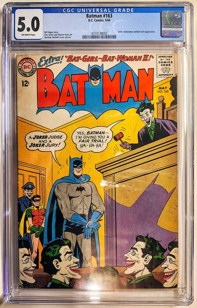 Batman #163, Cover art by Sheldon Moldoff