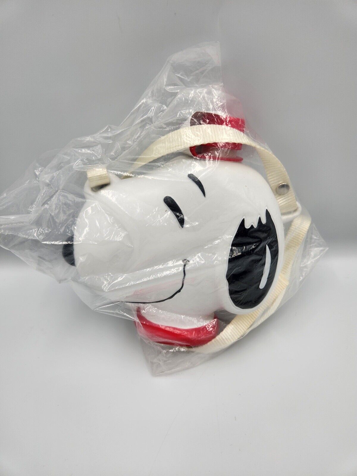 Rare Applause Peanuts Snoopy Head Canteen With Removable Strap New
