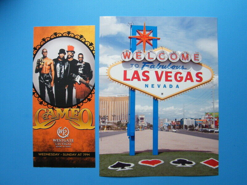 Cameo Promo Card + 8x10 Photo Lot Westgate Casino Casino Las Vegas (55