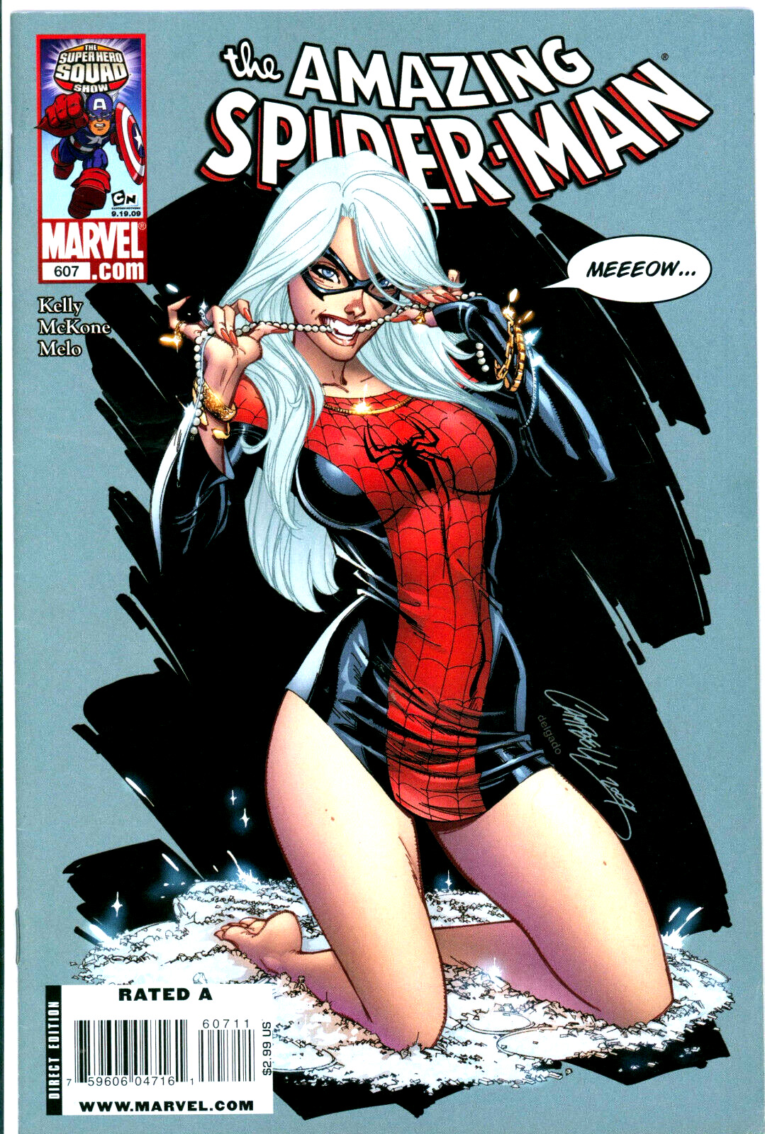Amazing Spider-Man #607 J. Scott Campbell Cover Marvel 2019 VF/NM