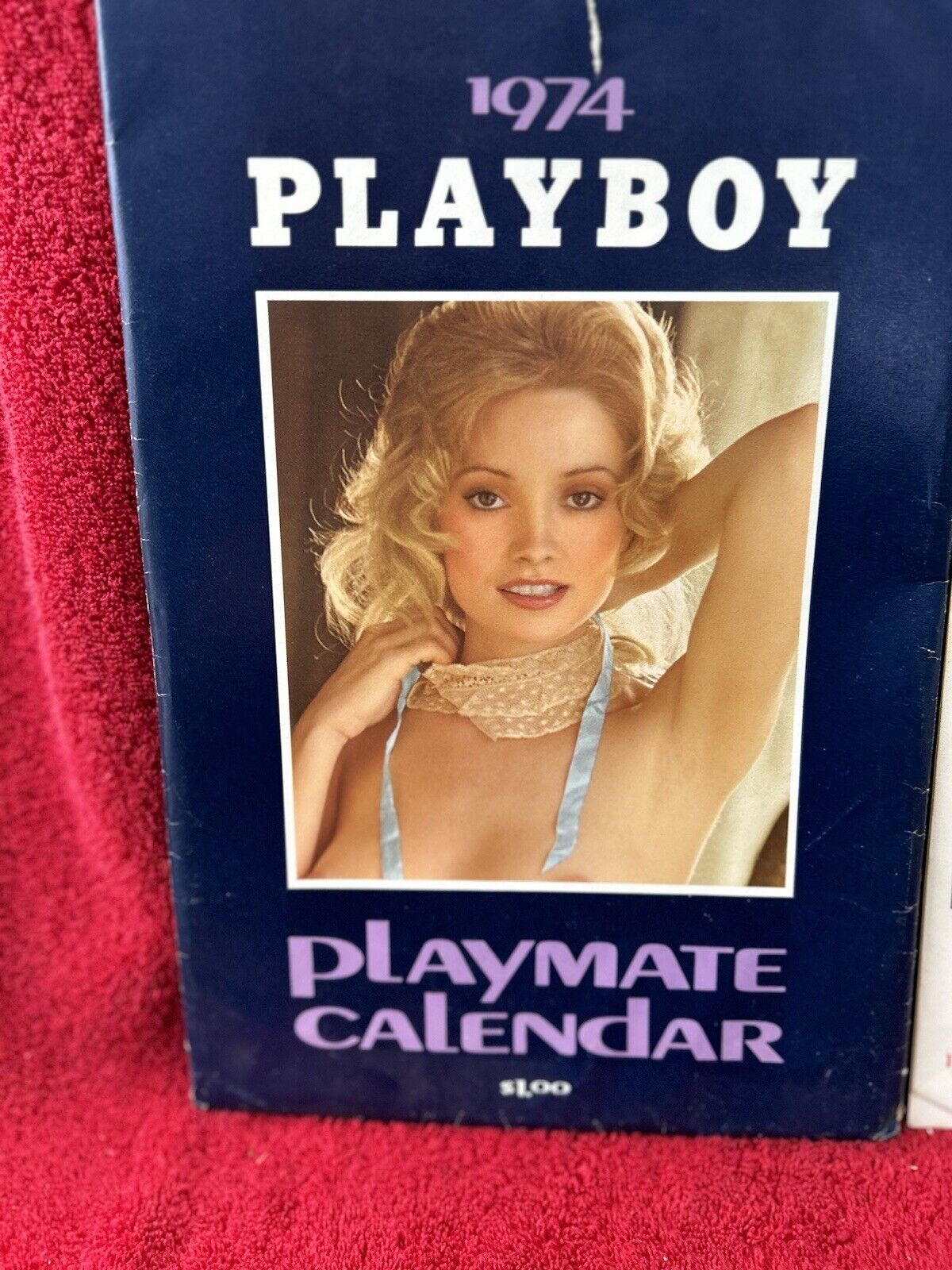 Vintage 1974 PLAYBOY PLAYMATE Calendar w/ Original Sleeve