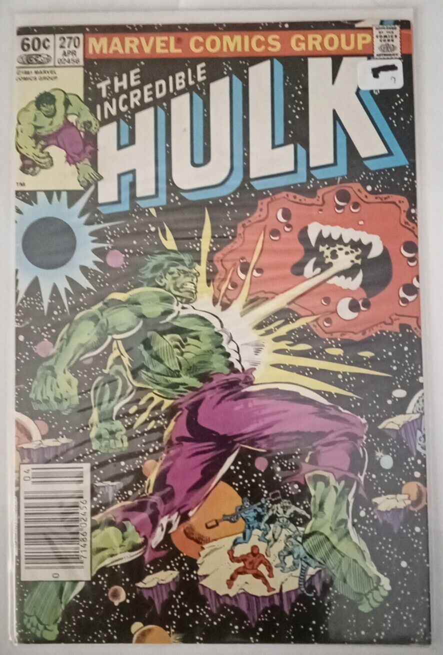 Marvel Comics Group - Incredible Hulk #270 HIGH GRADE (1981) 1st Rocket Raccoon 