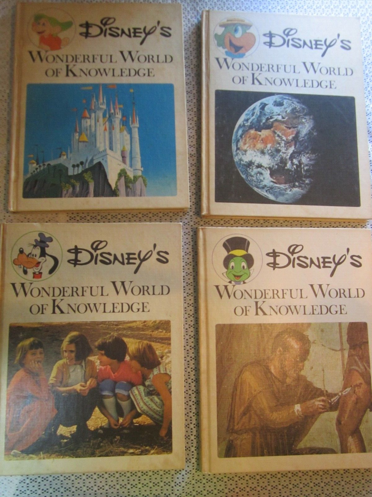 Disney\'s Wonderful World of Knowledge Set of 4 Volumes 12 13 14 & 15,  1971