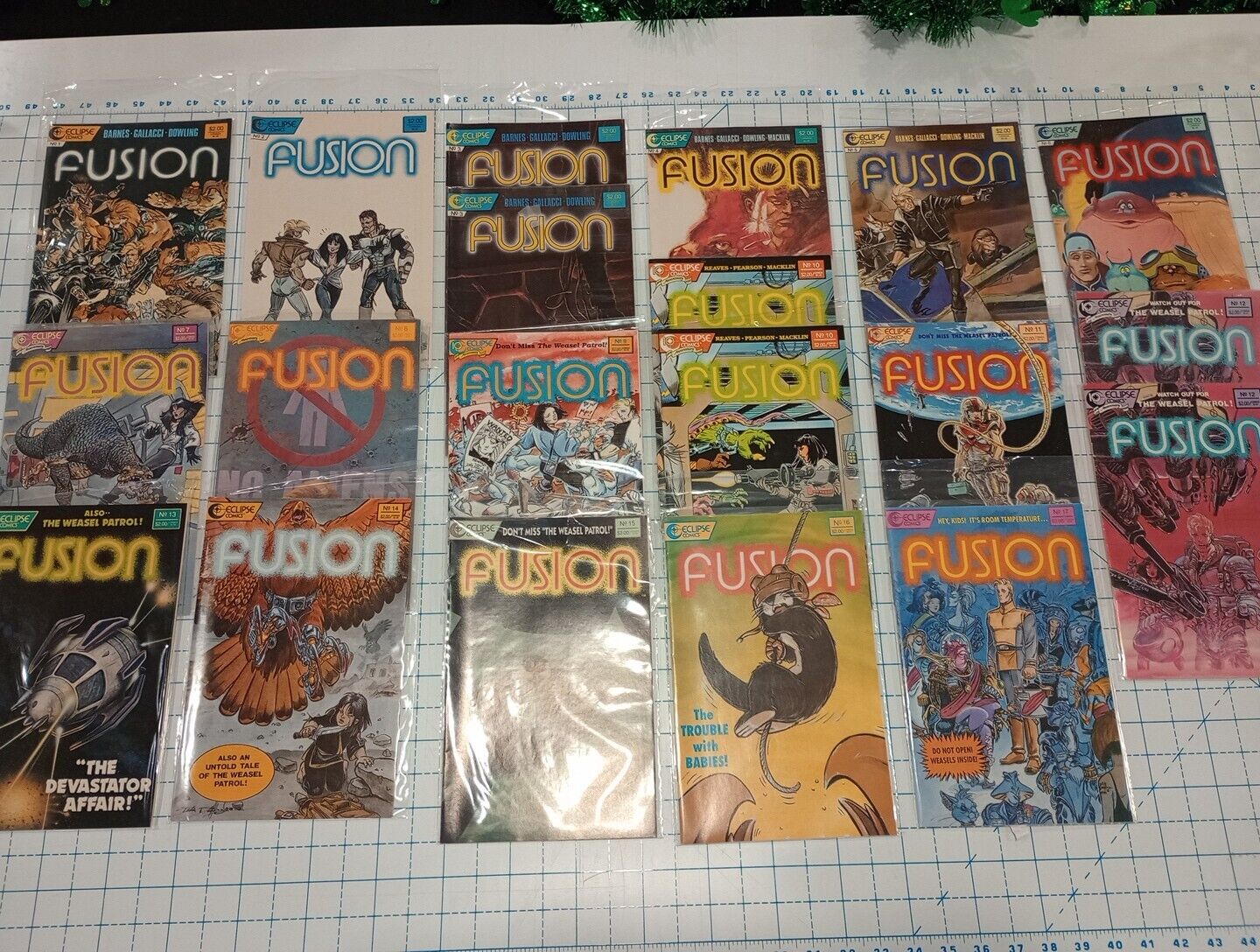 FUSION #1-17 Eclipse Comics (1987) Plus Extras