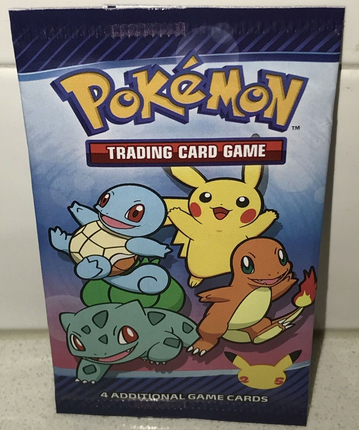 2021 Pokemon 25th Anniversary McDonalds Special Promo Sealed Pack 4 Card w/ Box