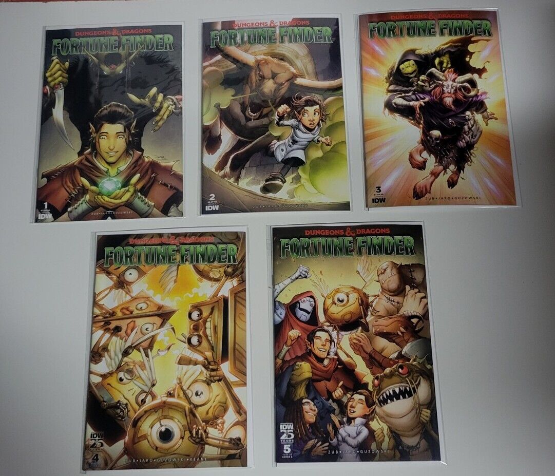 Dungeons & Dragons: Fortune Finder (2023) #1-5 VF+ COMPLETE SERIES SET IDW PUB